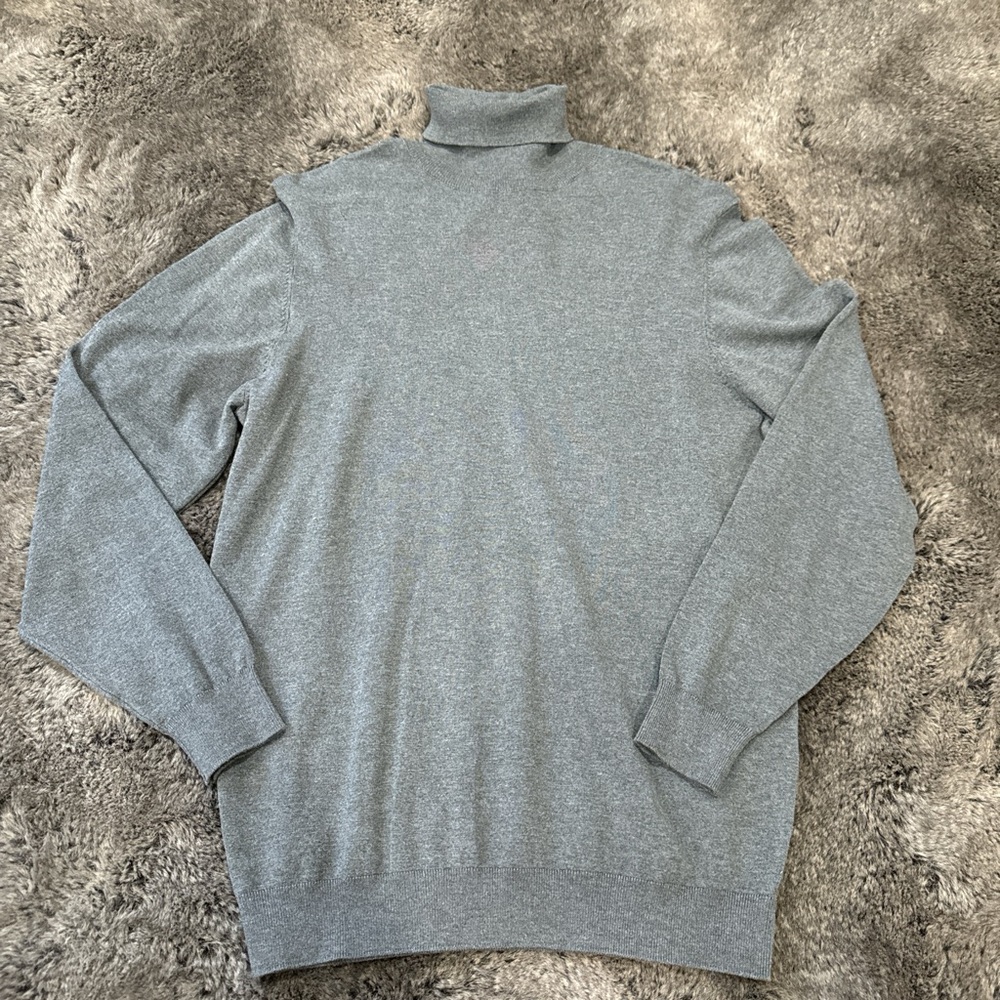 Zara Men's Gray Turtleneck Sweater